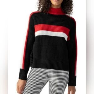 Sanctuary Cruise Knit Mock Neck Pullover Long Sleeve Sweater Women's Siz…